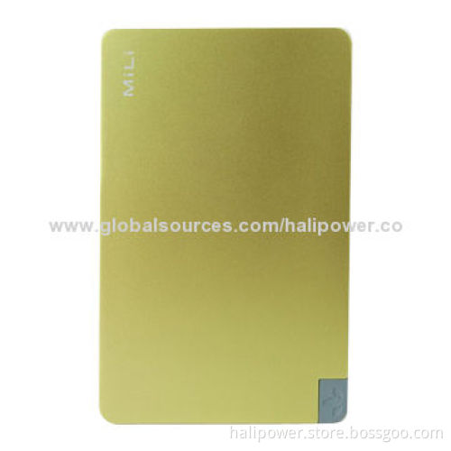 MiLi Power Nova II 9.3mm Ultra-thin Power Charger with Built-in Charging CableNew